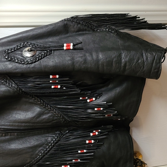 **Last Chance**Vintage Hot leathers ladies jacket - Picture 4 of 15